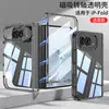 Funda Adecuada para Teléfono Plegable Apple Duo, Funda Transparente con Airbag iPhone 18 Fold de Cobertura Total con Acabado de Alta Gama