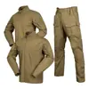 Suministro Transfronterizo Traje de Rana Táctico Ak Conjunto de Tres Piezas Ropa de Camuflaje para Exteriores Conjunto de Uniforme de Entrenamiento Resistente al Desgaste Camiseta Chaqueta Pantalones Tácticos