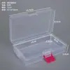 Caja de Plástico Transparente Rectangular Caja con Hebilla Caja de Almacenamiento para Accesorios de Pesca Cajas de Almacenamiento para Piezas de Ferretería Componentes Electrónicos