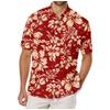 2024 Amazon Wish Aliexpress Camisa de Manga Corta de Verano Sin Bolsillo con Solapa Pantalones Patrón Vértigo Impresión Digital Colorida 3D