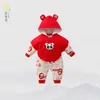 [75 Yuan por 3 Piezas] Rebaja de Invierno para Bebés y Niños Pequeños, Mono Grueso de Invierno para Niños y Niñas, Estilo Otoño e Invierno, Mameluco para Recién Nacidos