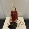 Bolsa de balde com design de nicho, novo modelo outono 2026, alta qualidade, moderna, versátil, de ombro único, transversal, cilíndrica de mão