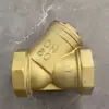 Filtro de Cobre Espessado para Aquecimento Doméstico Tubo de Água PPR Ar Condicionado Filtro Tipo Y 1/2 Polegada 3/4 Polegada 1 Polegada Limpeza Sem Desmontagem