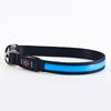 Collar Luminoso para Mascotas de Cuero LED Collar Reflectante para Perro Collar para Perro con Carga USB Collar de Luz Nocturna Anti-Pérdida para Perro Mascota