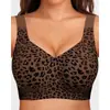 Soporte suave transfronterizo, sin varillas, sujetador sin costuras cómodo y de soporte para mujeres con busto grande, talla grande, se puede usar como prenda exterior