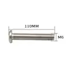 Fábrica fuente hierro galvanizado perno de cabeza plana herrajes para muebles accesorios conector cabeza grande plana cabeza hexagonal tornillo