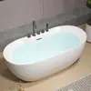 Bañera Acrílica Integrada Sin Costuras de Alta Gama de Tamaño Pequeño para una Persona, de Uso Doméstico para Baño, Independiente para Adultos