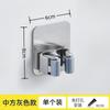Mop Rack 304 Aço Inoxidável Mop Gancho Gancho Sanita Cabide Mop Clip Punch-free Parede montada Gun Cinza