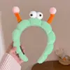 Diadema de Peluche de Dibujos Animados para Lavado Facial y Maquillaje con Presión en la Cabeza para Mujeres, Adorno Twist Lindo, Dulce, Antideslizante, Accesorio Versátil para el Cabello Diario