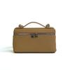 Primeira Camada Couro Bovino Lp19 Bolsa Lancheira Bolsa de Couro Genuíno Feminina 2025 Novo Gigi Mesmo Estilo Bolsa Carteiro Caixa Bolsa Transversal Pequena Bolsa