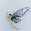 Hermoso Nuevo Broche de Mariposa Libélula Abeja con Goteo de Goma Super Hada Todas las Combinaciones Moda Insignia de Insecto Accesorios para Bolso Hanfu