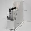 Soporte para Libros Almacenamiento de Escritorio Caja para Documentos de Escritorio Estante para Guardar Clips de Documentos Soporte para Libros de Oficina Estante para Guardar Libros