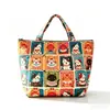 Pinfei Tela Oxford Estampada Bolsa de Hielo Portátil Bolsa de Conservación de Calor Bolsa de Hielo Bolsa para Almuerzo Bolsa para Lonchera Bolsa para Picnic al Aire Libre Bolsa de Conservación de Calor