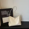 Bolsa Casual da Moda com Personalidade, Novo Estilo Primavera 2026, Textura Simples, Bolsa de Ombro Único Transversal, Bolsa Tote de Nicho Feminina