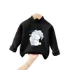 Camiseta Térmica de Cuello Medio para Niña 2026 Nuevo Estilo Ropa Interior para Niños Medianos y Grandes Polar de Doble Cara Camisa Pequeña Ropa de Otoño/Invierno Camiseta Top