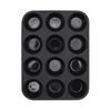 Forma Redonda de Silicone Grossa para Bolo Transfronteiriça Ferramentas de Confeitaria DIY 12 Forminhas para Cupcake Tarte de Ovo Pudim Mousse