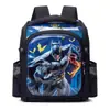 Mochila escolar transfronteiriça mochila de jardim de infância para 2-5 anos, mochila fofa de desenho animado 3D infantil Kuromi de duas alças