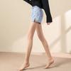 Calcetines ligeros para piernas artefacto calcetines de mujer verano seda negra azafata protector solar color carne medias talla grande delgados calcetines de pata de gato para niña gordita al por mayor