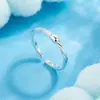 Novo Anel Quadrado Listrado Minimalista Simples para Mulheres, Anel Aberto de Personalidade Fashion Retrô, Anel Estiloso para Dedo Indicador para Uso Diário