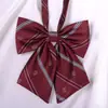 Corbata de Lazo JK Japonesa Uniforme de Estudiante Camisa Cuello Pequeño Flor Estilo Universitario Traje de Marinero Lazo Combinable Rojo Azul