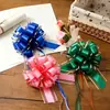 Amazon Transfronteiriça 50 # Bola de Fio de Tinta com Borda Dourada Grande Flor, Decoração de Presente de Natal Festivo Flor Esférica Puxada à Mão