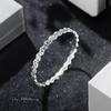 Pulseira de Prata Pura 9999 Prata Esterlina Gelo Quebrado pulseira de prata maciça nicho pulseira de celebridade da internet New Wave pulseira presente