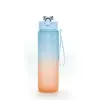 Botella de Agua Deportiva de Gran Capacidad para Exteriores Nueva Color Degradado Taza de Agua de Plástico 800ml Taza Espacial con Escala Venta al por Mayor