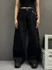 Pantalones cargo casuales urbanos de bajo curvo para hombres y mujeres, estilo American high street, jeans geniales y elegantes de pierna ancha que estilizan