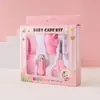 Suministros del Fabricante Set de Cuidado para Bebés, Cortaúñas Infantil, Tijeras para Uñas, Aspirador Nasal, Set de Cuidado con Cepillo de Dedo
