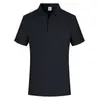 Camisa Polo de Verão com Gola Lapela em Porcelana de Gelo Dupla Face, Manga Curta, com Logo Impresso, Camiseta para Uniforme Corporativo, Camisa Polo Personalizada