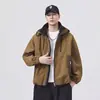Chaqueta con capucha para hombre estilo Old Money 2026 Nueva Tendencia de Moda Casual Otoñal Chaqueta Ropa Exterior Fresca Pícara de Gama Alta Camisa