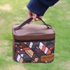Bolsa de Almacenamiento de Condimentos para Exteriores de 7 Piezas Bolsa de Almacenamiento de Botellas de Condimentos para Acampar Juego de Frascos de Condimentos Bolsa Cosmética Portátil