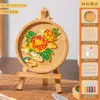 Kit de Porta-copos Florais, Pássaros e Coelhos para o Dia do Professor, Estilo Tradicional, Sem Esmalte Cloisonné, Kit de Material DIY Feito à Mão, Pequeno Presente Cultural e Criativo Cloisonné