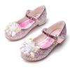 Zapatos de Princesa Congelada 2026 Otoño Nuevos Zapatos Individuales de Pedrería con Velcro y Lentejuelas para Niños, Tacón Bajo, Una Pieza Dropshipping