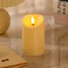 Velas Eletrônicas Podem Ser Controladas Remotamente para Simular Cabeças Brilhantes Balançantes Iluminação de Ambiente LED Performance de Casamento Hotel Restaurante Pano