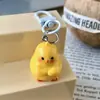 Chaveiro Fofo de Boia de Natação Frango Pingente de Chave Coração Feminino Joia para Pendurar na Bolsa Ornato Decorativo para Bolsa de Fones de Ouvido
