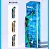 Reconocimiento Colorido y Elegante para Empleados Jóvenes Destacados con Accesorios de Superficie Cortada en Diamante, Trofeo Sencillo de Cristal para Equipos de Competición