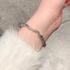 """Mar Azul Hielo"" Dulce Fresco Irregular Azul Ola Pulsera Anillo Sentido del Diseño Lujo Ligero Nicho Pulsera Regalo"