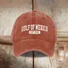 Cross-border Algodão Lavado Chapéu Impresso Old Torre Hat Masculino Comércio Exterior Retrô Baseball Cap Explosões Soft Top Sun Hat