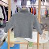 [Stock Listo] Suéter de Cuello Alto para Niños Otoño e Invierno 2025 Nuevo Estilo Kidsren Niños y Niñas Invierno Todo en Uno Terciopelo Tejido