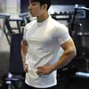 Nueva Camiseta Deportiva Casual Americana de Manga Corta para Hombre Verano Tops de Fitness Camiseta Deportiva de Entrenamiento Tops