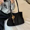 Bolsa Tote de Gamuza de Gran Capacidad Nueva para Otoño/Invierno 2026 Bolso de Hombro Simple Casual de Alto Valor para Mujer