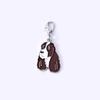 Pegada Maluca 50 fecho de lagosta desenho animado fofo pingente de cachorro de estimação pingente de chaveiro decorações de bolsa presente de feriado
