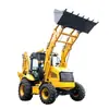 Excavadora Cargadora Multifuncional para Comercio Exterior Transfronterizo con Pala Frontal y Retroexcavadora Trasera, Suministro Directo del Fabricante