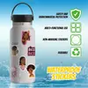 100 Adesivos de Grafite Inspiradores para Meninas Negras, Caderno DIY, Capa de Celular, Mala, Adesivos Impermeáveis de PVC