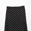 Ropa Europea y Americana de Mujer Transfronteriza 2026 Verano Nuevo Estilo Moda Ins Falda de Lunares con Parches de Encaje D63400