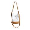 Bolso de mujer 2023, nuevo bolso de lona de Corea del Sur, bolso de un solo hombro para mujer, bolso de lona con costuras artísticas a la moda para mujer, bolso bandolera