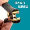 Pinza de cocodrilo de cobre puro 100A funda pinza para cable de batería pinza de prueba fuerte engrosamiento pinza para cable de fuego coche