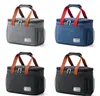 Bolsa Térmica para Almoço, Bolsa Térmica Impermeável Oxford 300D, Bolsa Térmica Portátil de Tamanho Duplo com Alça de Ombro, Bolsa Reutilizável à Prova de Vazamentos para Marmita para Deslocamento, Piquenique, Acampamento, Uso Diário