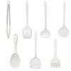 Espátula de Silicone Transfronteiriça para Panelas Pegajosas, Espátula de Cozinha, Colher de Sopa Doméstica Resistente a Altas Temperaturas, Escumadeira, Pincel de Óleo, Conjunto de Utensílios de Cozinha Atacado